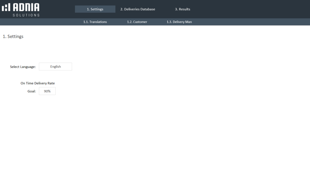 Delivery Tracking Template - Adnia Templates | Adnia Excel Templates