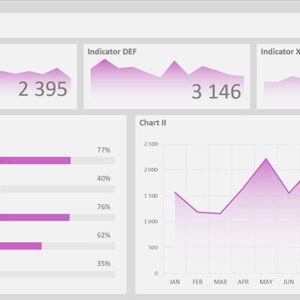 Excel Dashboard Layout Duo Theme 3
