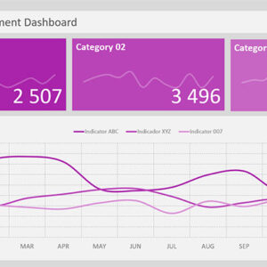 Excel Dashboard Layout Duo Theme 4