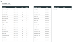 Free Daily Schedule Template Excel