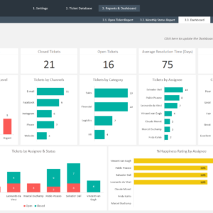 Issue Tracking Excel Template
