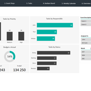 Event Planning Template Excel